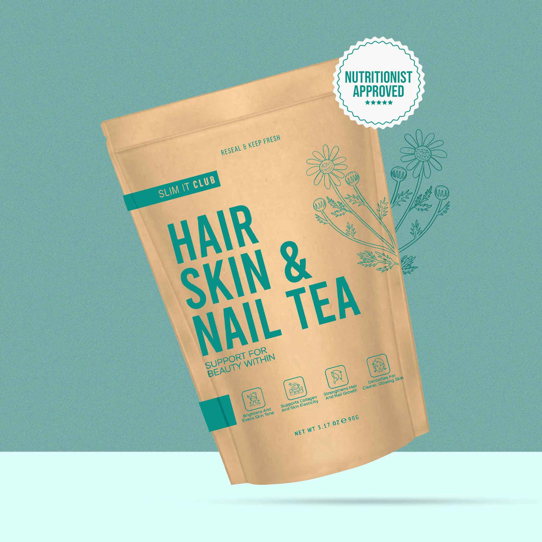 hair skin and nail tea at slim it club