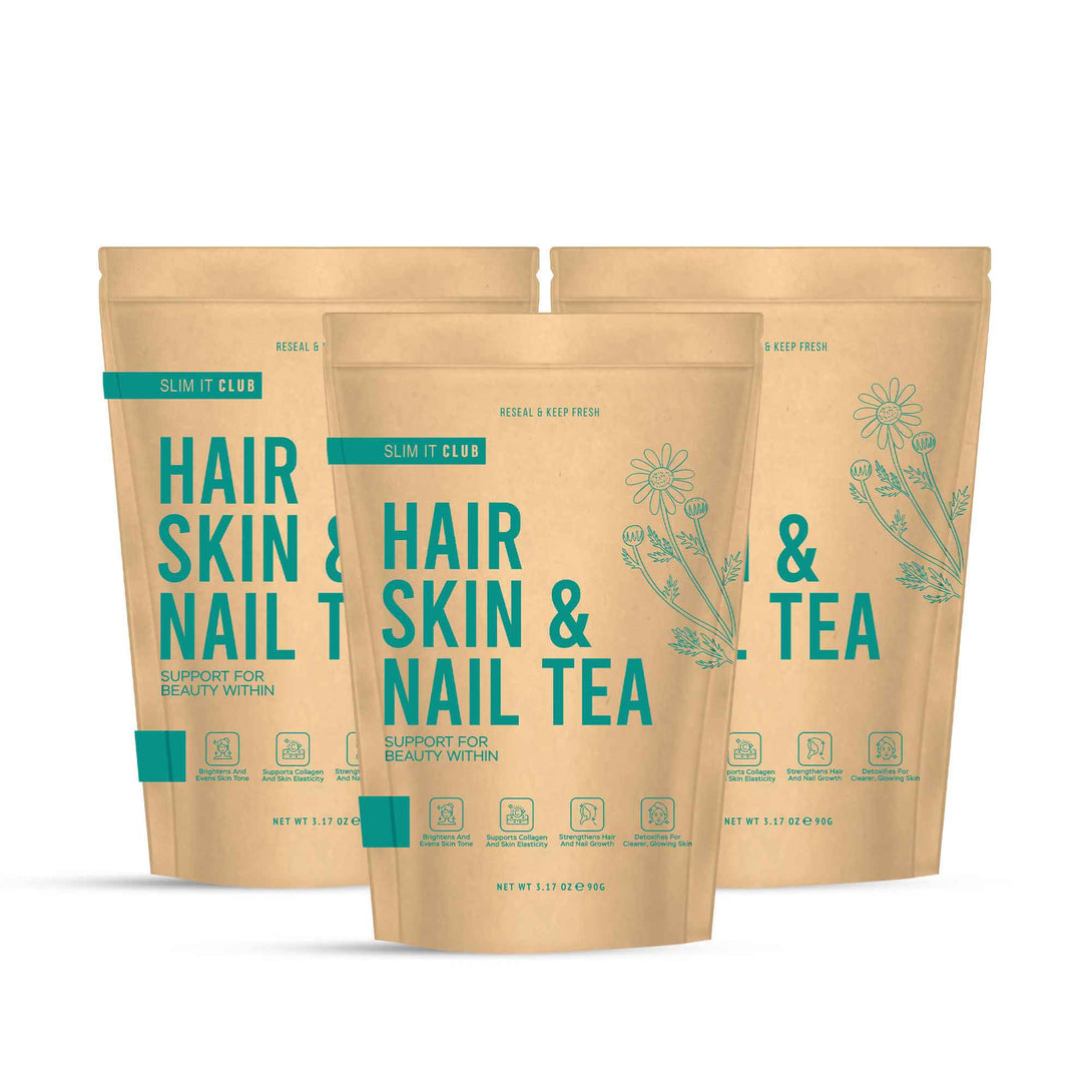 hair skin and nail tea at slim it club